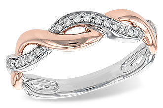 A240-11832: LDS DIA WED RG .10 TW (ROSE & WG)