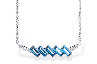 A327-43705: NECK .75 LONDON BLUE TOPAZ .80 TGW