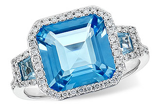 B244-70959: LDS RG 4.40 TW BLUE TOPAZ 4.60 TGW