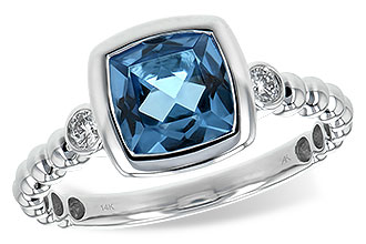C243-74605: LDS RG 1.57 BLUE TOPAZ 1.65 TGW