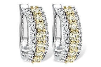 C243-75459: EARR 1.15 YELLOW DIAS 1.55 TW