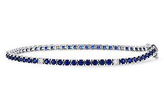 E329-19159: BRACELET 3.27 TW SAPP 3.52 TGW (7")