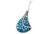 F241-95495: NECK 4.81 BLUE TOPAZ 4.94 TGW