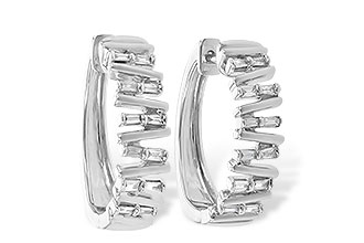 F244-68259: EARR .30 TW BAGUETTE DIAS