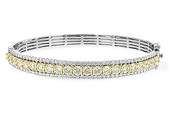 H243-75486: BANGLE 4.20 YELLOW DIAS 5.63 TW
