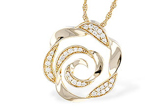 H328-30032: NECKLACE .20 TW