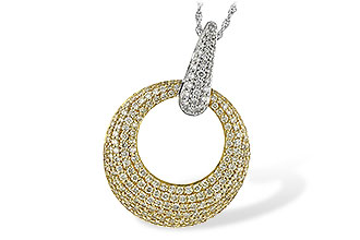 M243-75531: NECK 1.64 YELLOW DIAS 1.90 TW