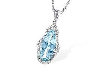 M244-69122: NECK 3.97 AQUAMARINE 4.20 TGW